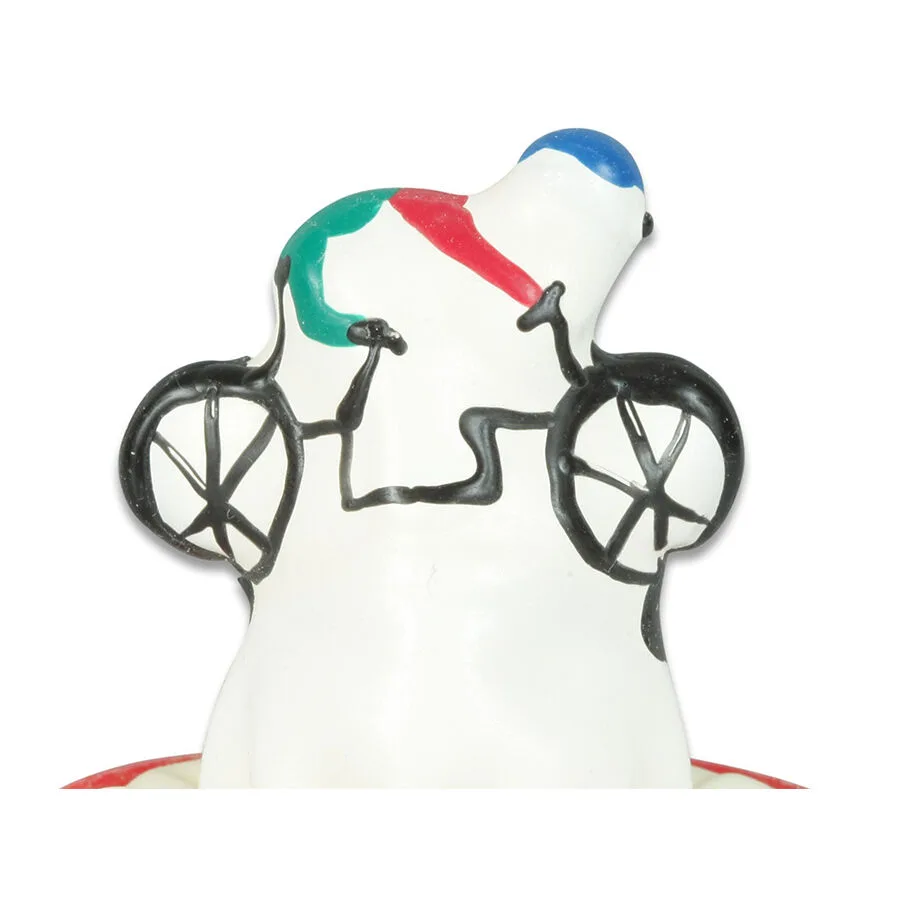 Condomerie - Handmålad novelty-kondom | Cykeldesign | Amsterdam Artisan Edition
