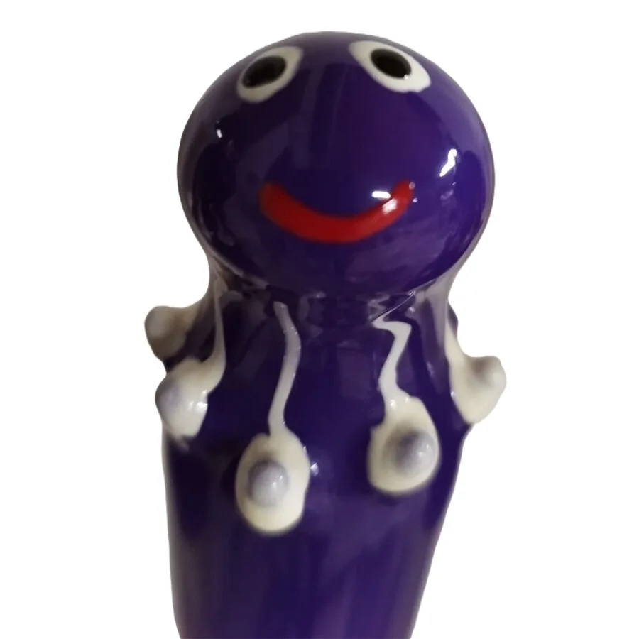 Condomerie - Handmålad Novelty Kondom Bläckfisk Lila