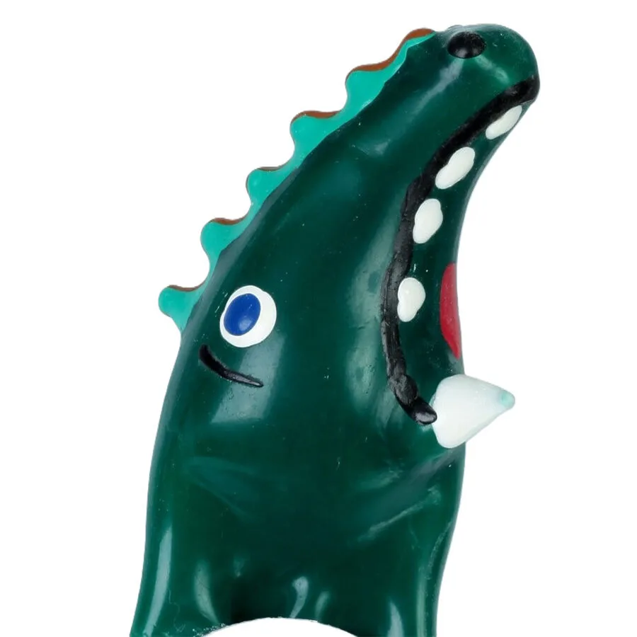 Condomerie - Handmålad Novelty Kondom Krokodildesign XL