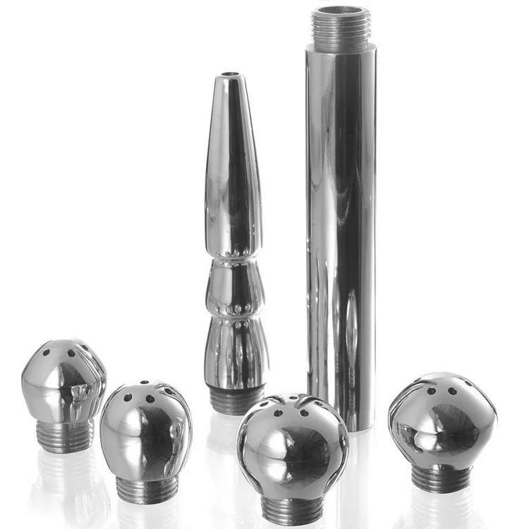 Metal Hard - Vaginal & Anal Rengöringsduschet, 5 delar