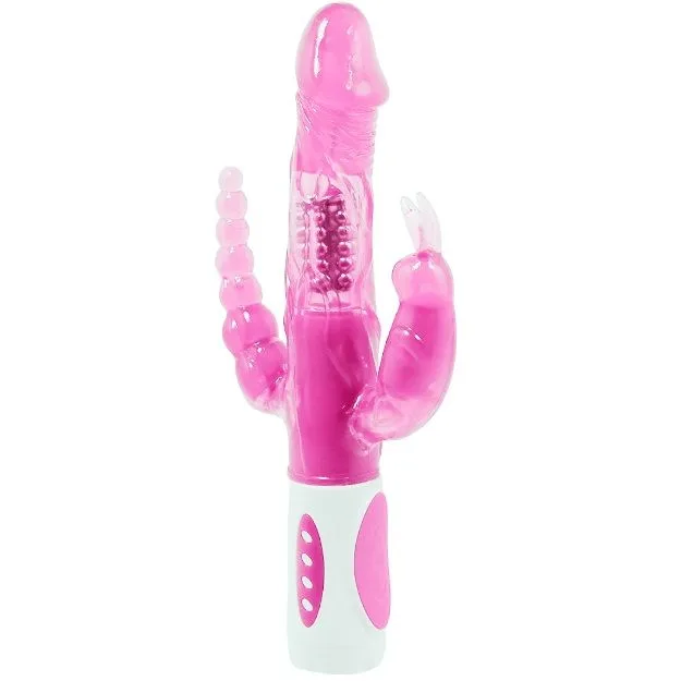 Baile - Pretty Bunny Trippelstimulator Vibrerande Rotator