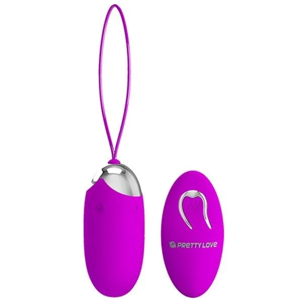 Pretty Love - Egg Berger Fjärrkontroll 12-Funktioner Uppladdningsbart Vibrerande Ägg