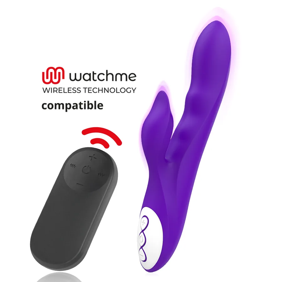 Galatea Galo Purple Vibrator with Watchme Remote Control – Multi-Function Stimulator