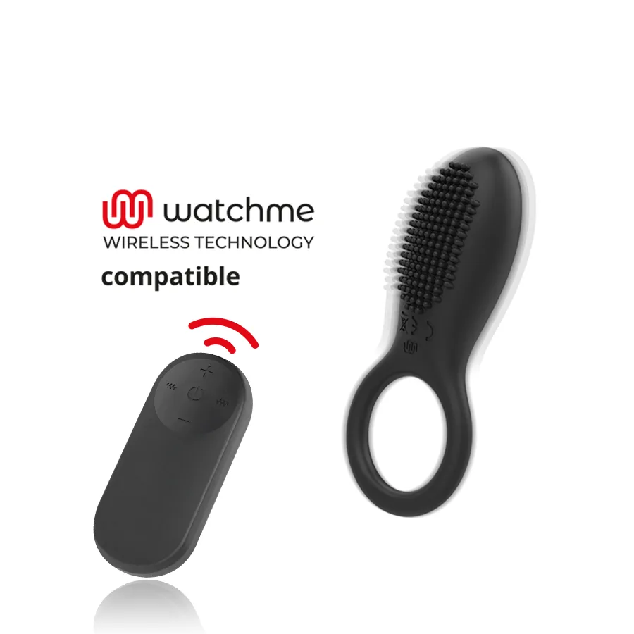 Mr Boss - Tino Vibrating Stimulation Ring with Watchme Wireless Remote Control