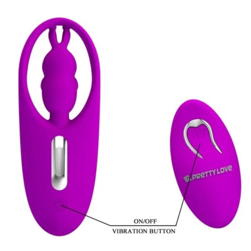 Pretty Love - Wild Rabbit Wearable Clitoral Stimulator for Underwear with Remote Control - Lilac