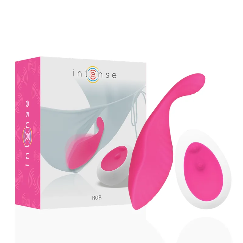 Intense™ Rob Pantie Fjärrkontroll Vibrator – Diskret Bärbar Stimulator i Rosa