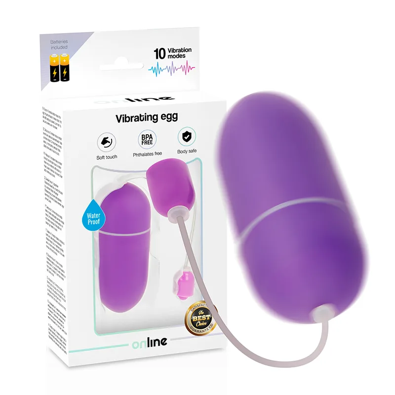 Online - Waterproof Vibrating Egg - Purple