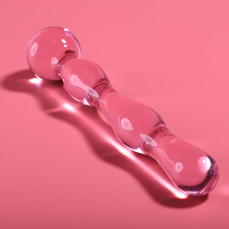 Nebula Series by Ibiza – Model 13 Borosilicate Glass Dildo | Pink | 18 cm Length | 3.5 cm Diameter