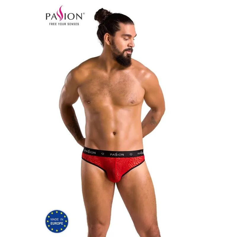 Passion 031 Herr Slip Micro Briefs i Rött – Storlek L/XL
