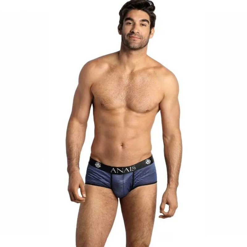Anais Men - Naval Brief | Sporty skuren herrtrosa i transparent material | Storlek S