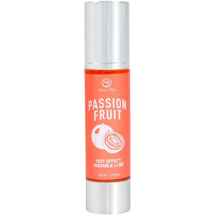 Secretplay Värmande Glidmedel & Massagegel – Passionsfruktssmak, 50 ml