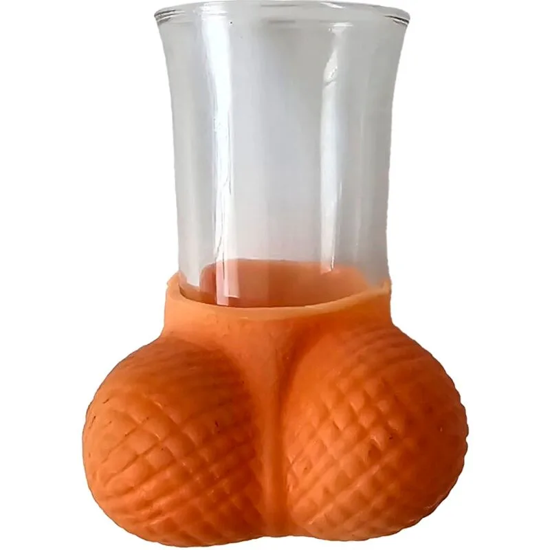 Diablo Picante - Pennisformad Shotglass med Hudfärgade Noveltyägg