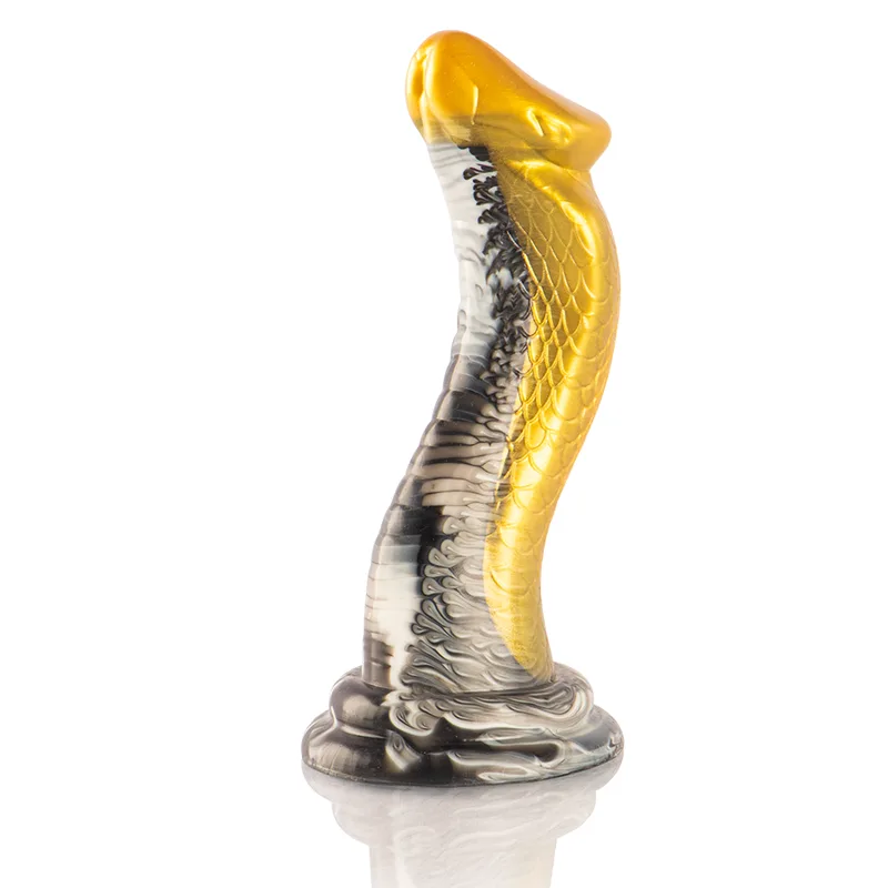 Epic Cybersilicock - Drakon Silikonedildo Yellow Cobra
