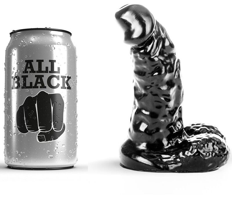 ALL BLACK - DILDO 13 CM ALL BLACK - DILDO 13 CM