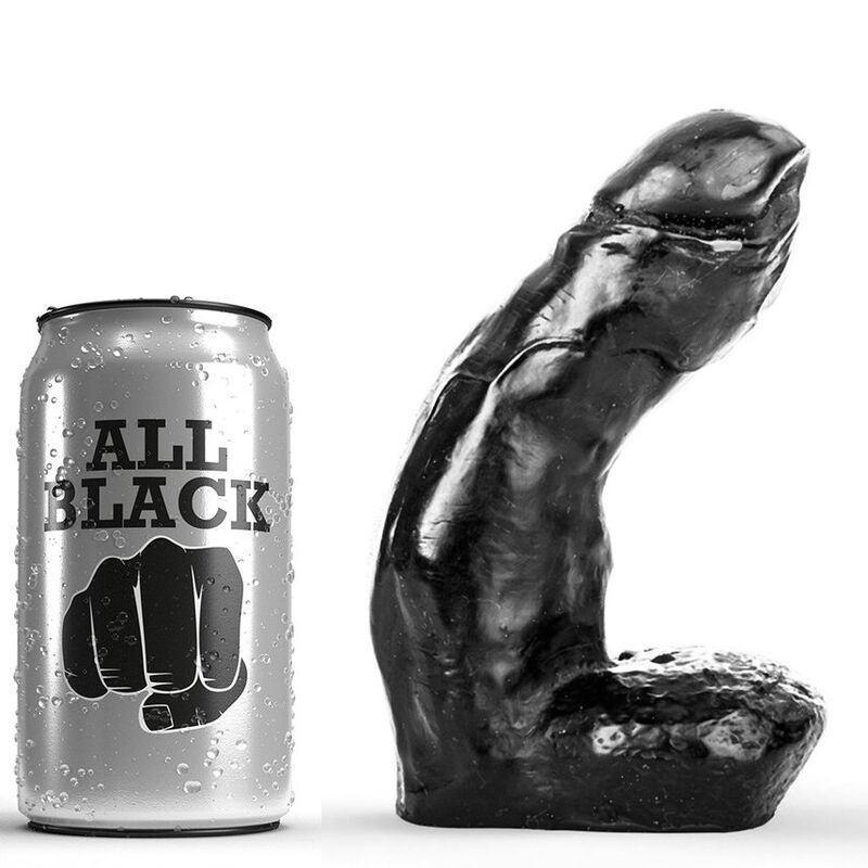 ALL BLACK - DILDO REALISTIC 15 CM ALL BLACK - DILDO REALISTIC 15 CM