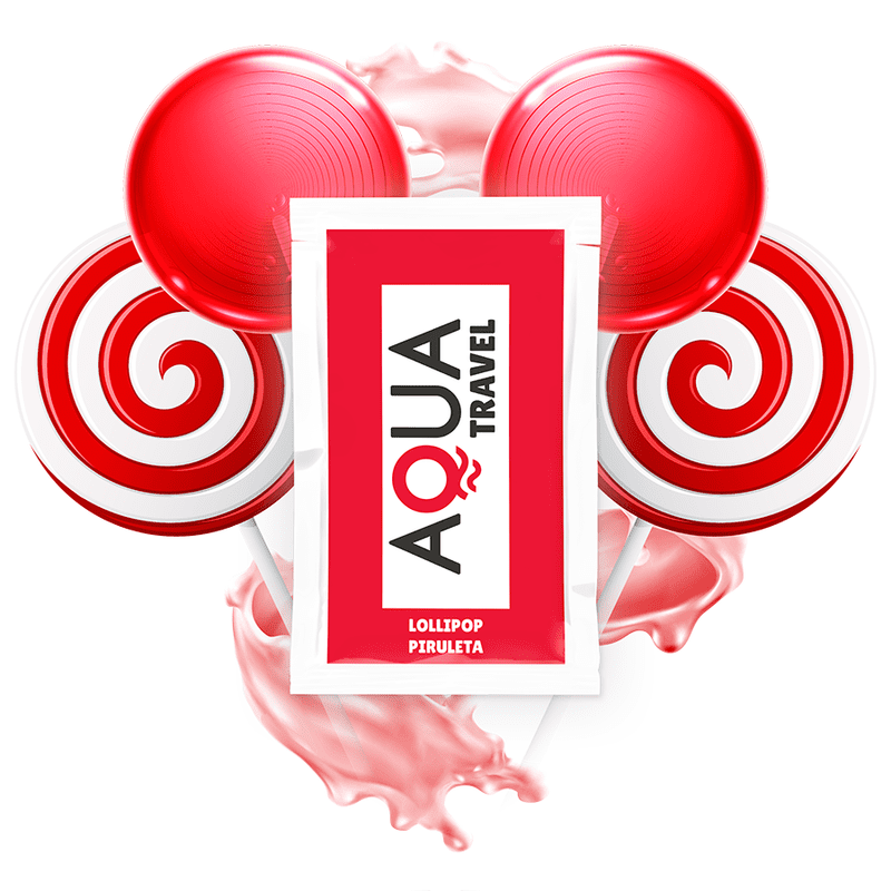 AQUA TRAVEL - LOLLIPOP FLAVOUR WATERBASED LUBRICANT 6 ML AQUA TRAVEL - LOLLIPOP FLAVOUR WATERBASED LUBRICANT 6 ML