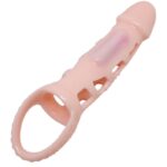BAILE - PENIS EXTENDER COVER WITH VIBRATION AND NATURAL STRAP 13.5 CM - Bild 4
