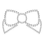 BIJOUX - MIMI BOW SILVER NIPPLE COVERS