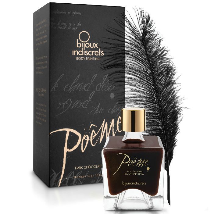 BIJOUX - POEME EDIBLE PAINT BLACK CHOCOLATE 50 GR BIJOUX - POEME EDIBLE PAINT BLACK CHOCOLATE 50 GR