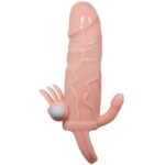 BAILE - BRAVE MAN PENIS COVER WITH CLIT AND ANAL STIMULATION FLESH 16.5 CM - Bild 3