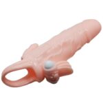 BAILE - BRAVE MAN PENIS COVER WITH CLIT AND ANAL STIMULATION FLESH 16.5 CM - Bild 5