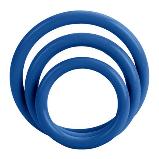 CALEXOTICS - TRI-RINGS BLUE CALEXOTICS - TRI-RINGS BLUE