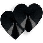 COQUETTE CHIC DESIRE - NIPPLE COVERS BLACK HEARTS - Bild 3