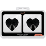 COQUETTE CHIC DESIRE - NIPPLE COVERS BLACK HEARTS - Bild 5