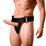 HARNESS ATTRACTION BENNY STRAP-ON HOLLOW EXTENDER  VIBRATOR 15 X 4.5 CM