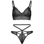 LEG AVENUE - 2 PIECES SET STRAPPY CUT G STRING S/M - Bild 4