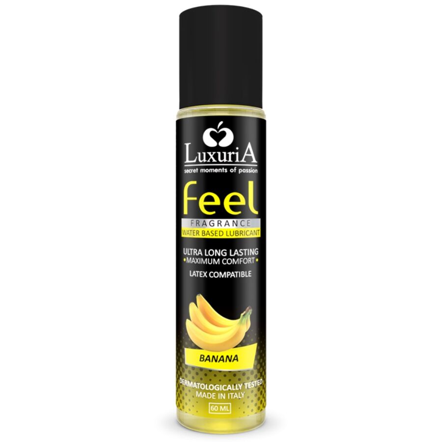 INTIMATELINE - LUXURIA FEEL BANANA WATER BASED LUBRICANT 60 ML INTIMATELINE - LUXURIA FEEL BANANA WATER BASED LUBRICANT 60 ML