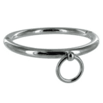 METAL HARD - BDSM NECKLACE WITH RING 10CM - Bild 2