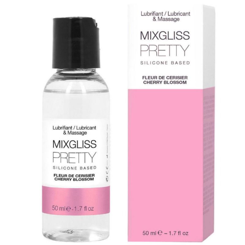 MIXGLISS - PRETTY SILICONE LUBRICANT CHERRY BLOSSOM 50 ML MIXGLISS - PRETTY SILICONE LUBRICANT CHERRY BLOSSOM 50 ML