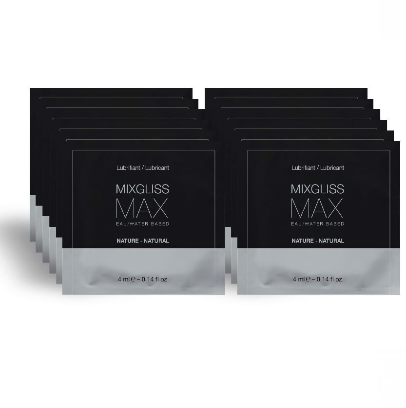 MIXGLISS - MAX ANAL DILATOR LUBRICANT PACK 12 SINGLE DOSE 4ML MIXGLISS - MAX ANAL DILATOR LUBRICANT PACK 12 SINGLE DOSE 4ML