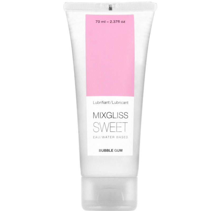 MIXGLISS - WATER BASED LUBRICANT GUM FLAVOR 70 ML MIXGLISS - WATER BASED LUBRICANT GUM FLAVOR 70 ML