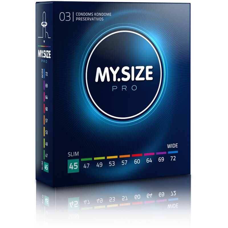 MY SIZE - PRO CONDOMS 45 MM 3 UNITS MY SIZE - PRO CONDOMS 45 MM 3 UNITS