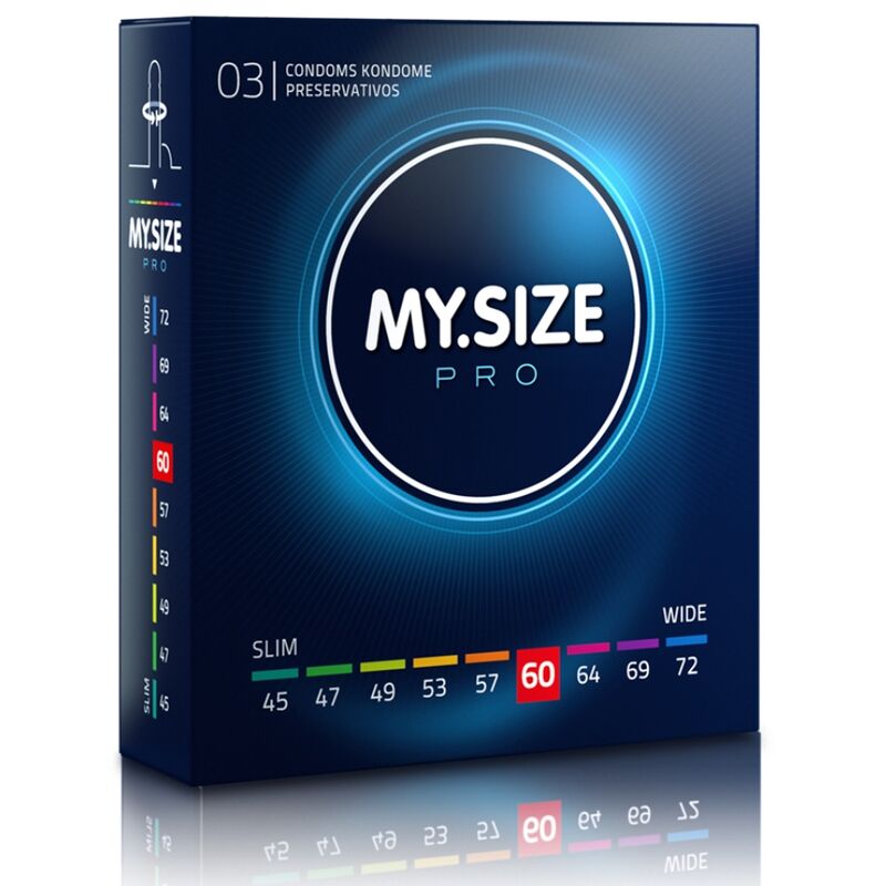 MY SIZE - PRO CONDOMS 60 MM 3 UNITS MY SIZE - PRO CONDOMS 60 MM 3 UNITS