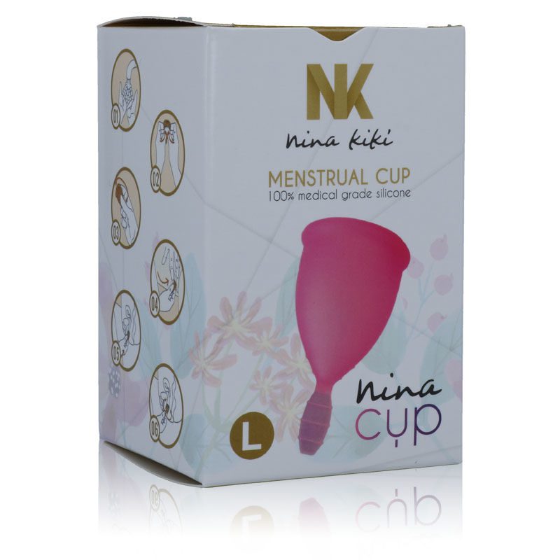 NINA KIKÍ - MENSTRUAL CUP PINK - SIZE L NINA KIKÍ - MENSTRUAL CUP PINK - SIZE L