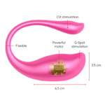 ONINDER - NAIROBI VIBRATING EGG PINK - FREE APP - Bild 3