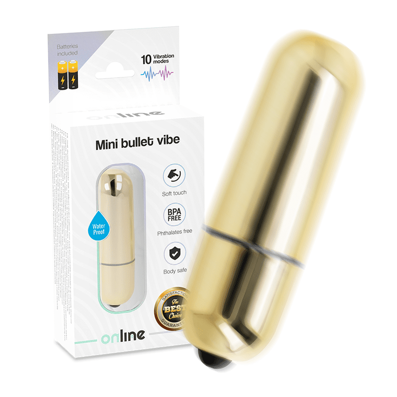 ONLINE - MINI BULLET VIBE GOLDEN ONLINE - MINI BULLET VIBE GOLDEN