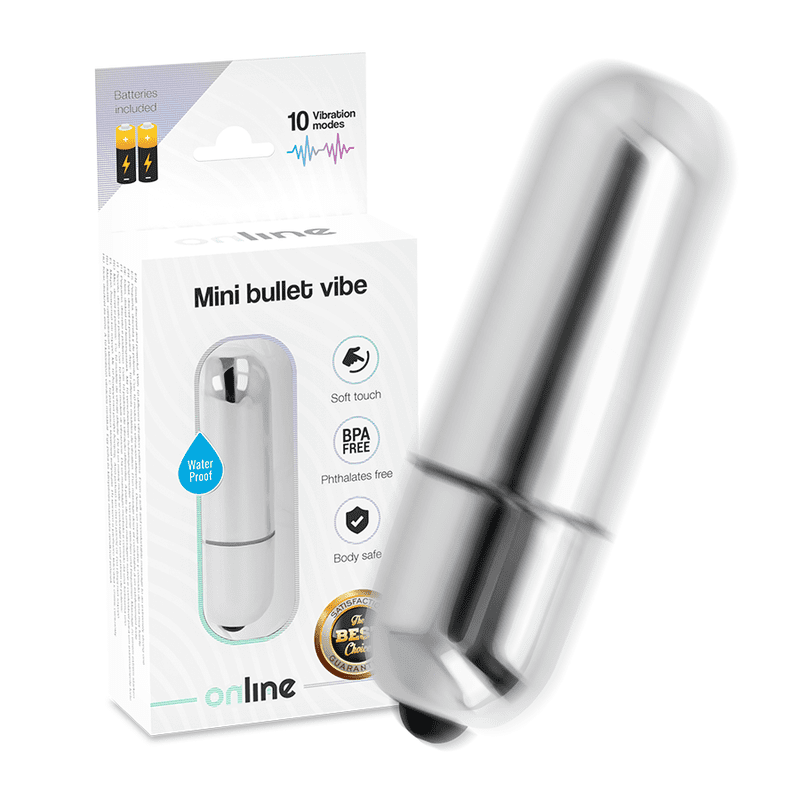 ONLINE - MINI BULLET VIBE SILVER ONLINE - MINI BULLET VIBE SILVER