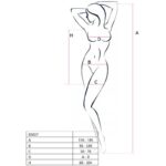 PASSION - WOMAN BS027 BLACK DRESS STYLE BODYSTOCKING ONE SIZE - Bild 3