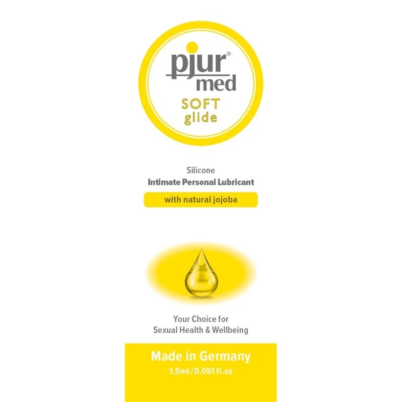 PJUR - MED SOFT GLIDE SILICONE LUBRICANT 1.5 ML PJUR - MED SOFT GLIDE SILICONE LUBRICANT 1.5 ML