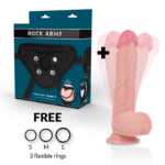 ROCKARMY - HARNESS + HAWK ROTATOR AND VIBRATOR 22 CM -O- 4.6 CM - Bild 2