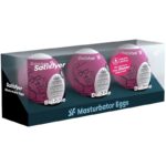 SATISFYER - 3 MASTURBATOR EGGS BUBBLE - Bild 2
