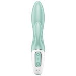SATISFYER - AIR PUMP BUNNY 5+ INFLATABLE RABBIT VIBRATOR APP GREEN - Bild 2
