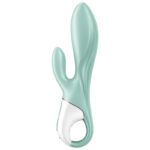 SATISFYER - AIR PUMP BUNNY 5+ INFLATABLE RABBIT VIBRATOR APP GREEN - Bild 3