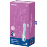 SATISFYER - AIR PUMP VIBRATOR 5+ INFLATABLE G-SPOT VIBRATOR APP BLUE - Bild 4