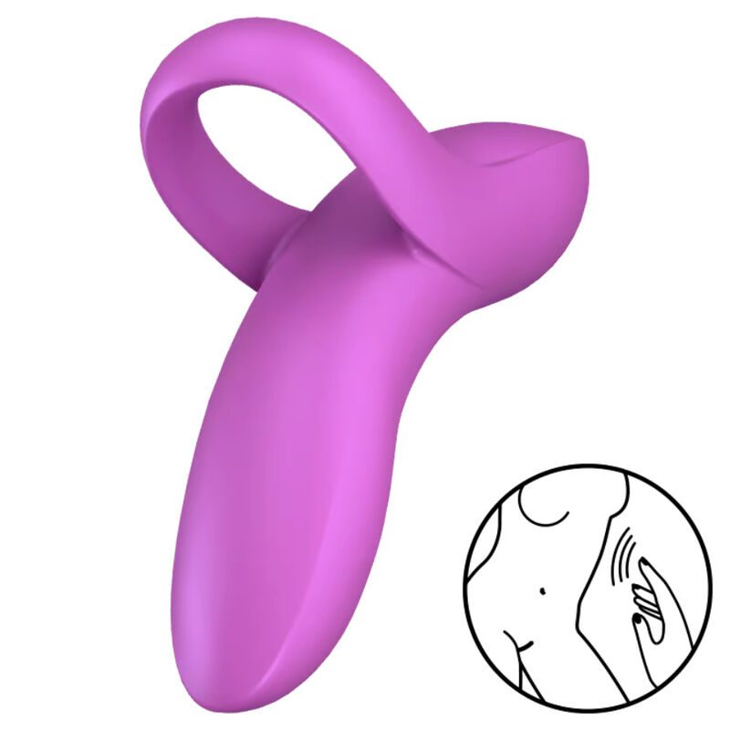 SATISFYER - BOLD LOVER FINGER VIBRATOR PINK SATISFYER - BOLD LOVER FINGER VIBRATOR PINK