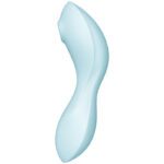 SATISFYER - CURVY TRINITY 5 AIR PULSE STIMULATOR & VIBRATOR APP BLUE - Bild 2